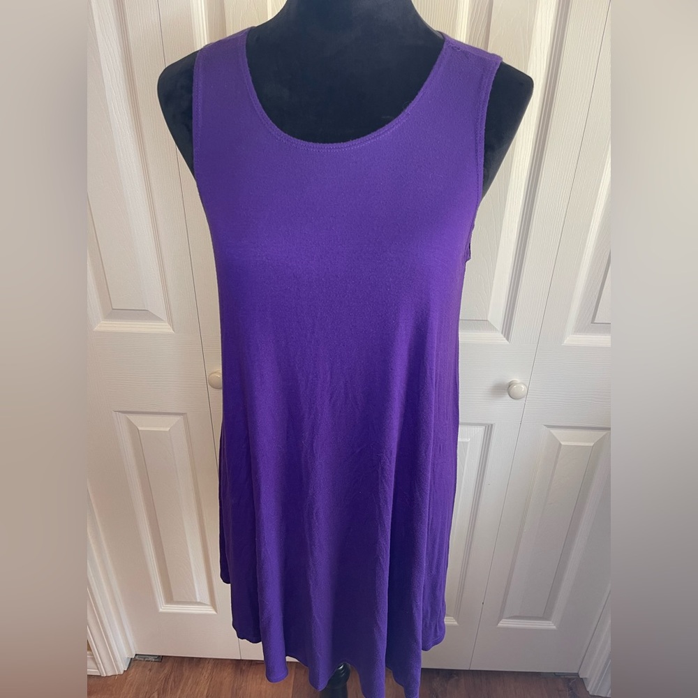 Purple tank dress. Very lightweight and easy to wear.